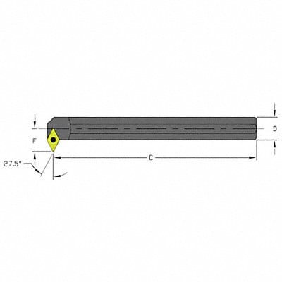 Indexable Boring Bar 1.1900 HSS