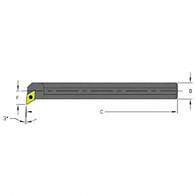 Indexable Boring Bar 1.0500 HSS