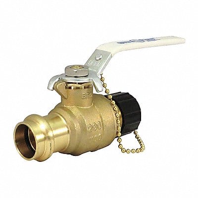 Ball Valve Brass 2-Piece 1/2in 200 psi