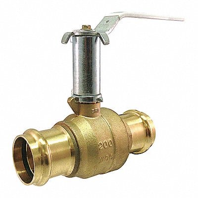 Ball Valve Brass 2-Piece 1in 200 psi