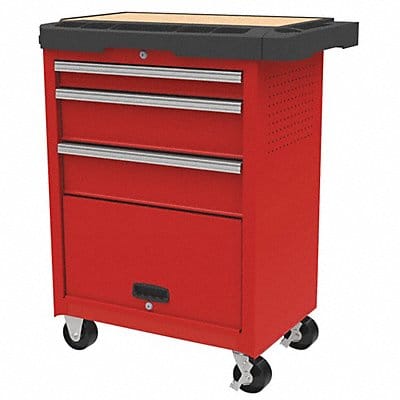 Rolling Tool Cabinet Red Light Duty