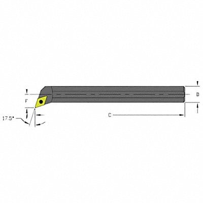 Indexable Boring Bar 0.4900 HSS