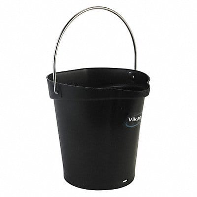 H8704 Hygienic Bucket 1 1/2 gal Black