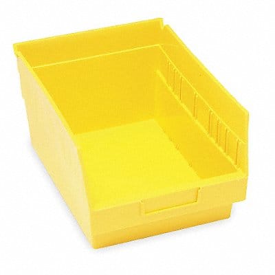 E5734 Shelf Bin Yellow Polypropylene 6 in