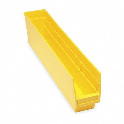 E5735 Shelf Bin Yellow Polypropylene 6 in