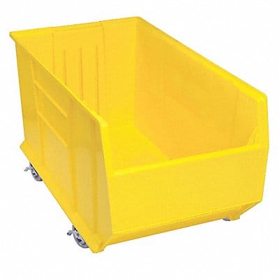 D5573 Mobile Bin Yellow PP 17 1/2 in