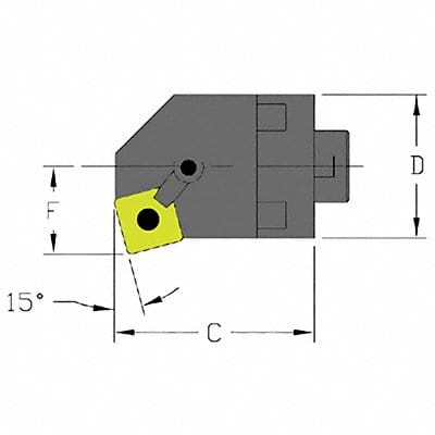 Indexable Cutting Head SNMG 2.4000