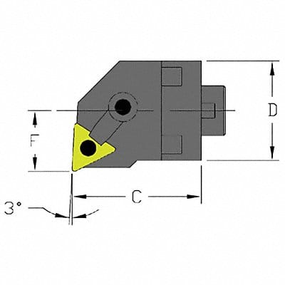 Indexable Cutting Head TNMG 2.9000