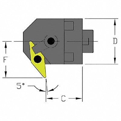 Indexable Cutting Head VNMG 3-1/4