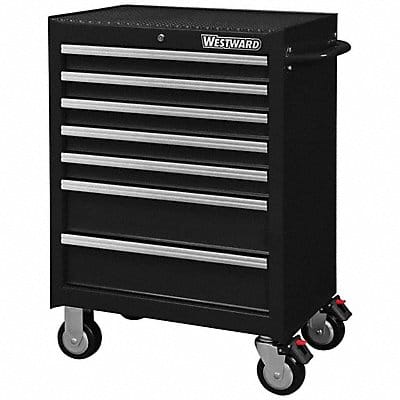 Rolling Tool Cabinet Black Light Duty