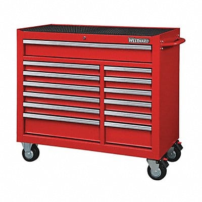 Rolling Tool Cabinet Red Heavy Duty