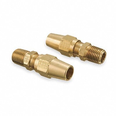 Male Connector 1/2-14 5/8 In Tube Sz