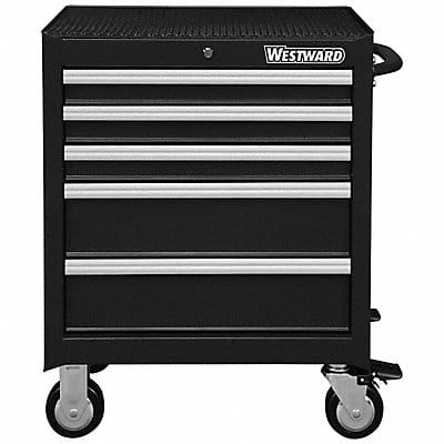 Rolling Tool Cabinet Black Heavy Duty