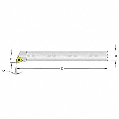 Indexable Boring Bar 0.3420 Heavy Metal