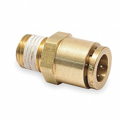 Male Connector 1/4-18 1/2 In Tube Sz