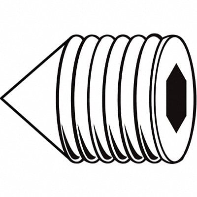 ScktStScrw ConePt 1/4 -28 1/4 L PK100