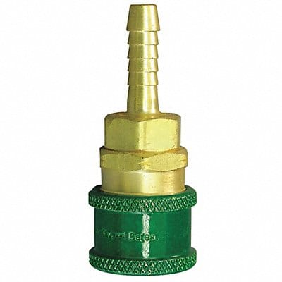 Coupler Body Hose Barb 1/4 Brass