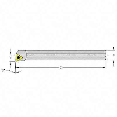 Indexable Boring Bar 0.4100 Heavy Metal