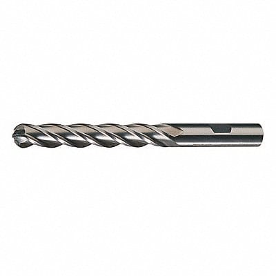 Ball End Mill Single End 1/4 HSS