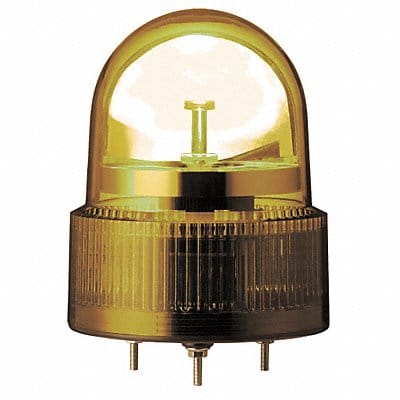 Rotating Mirror Yellow 24VAC/DC