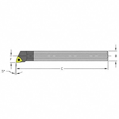 Indexable Boring Bar 1.1850 Carbide