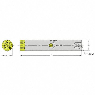 Indexable Boring Bar 2.4000