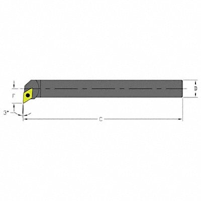 Indexable Boring Bar 0.7300 HSS