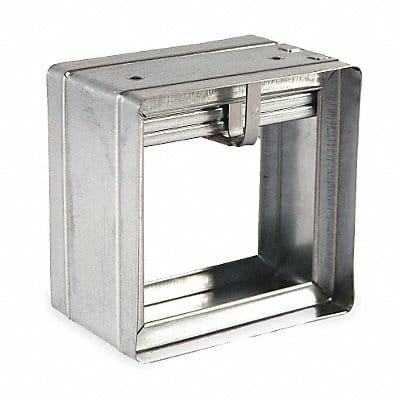 Square Fire Damper 7-3/4 in W 165 Deg F