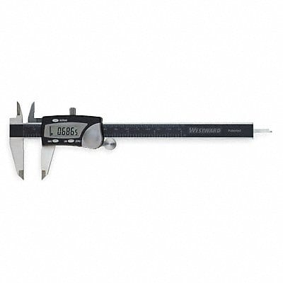 Digital Caliper 0-6 In 1.56 In Deep Jaw