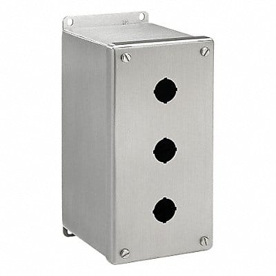 Pushbutton Enclosure 4.75 in D 4 Holes