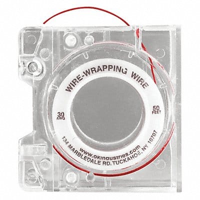 Wire Wrap Wire w/Disp 30 AWG Red 50ft