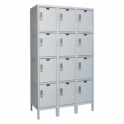 Locker 4x3Lckrs Lt Gry 78 x45 x18