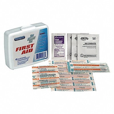 First Aid Kit Portable White Plastic