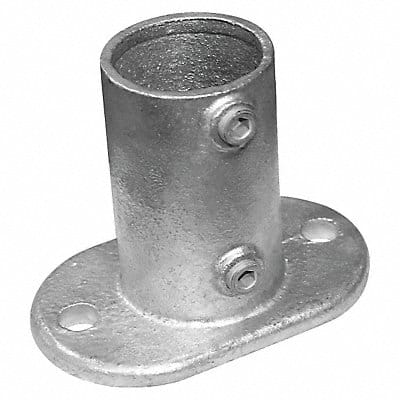 Railing Base Flange Fr Pipe Sz 3/4 in