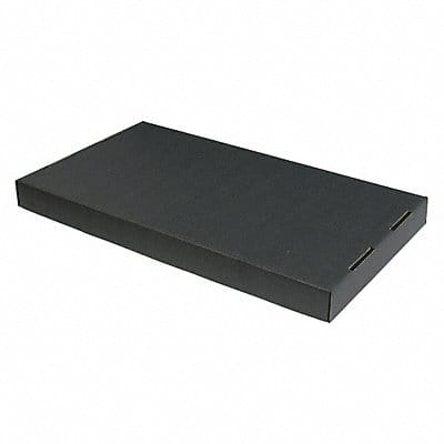 ESD Cndct Lid Black Cardboard 19 3/8 in