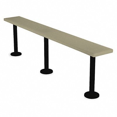 F9049 Pedestal Bench 3ft Wide Beige