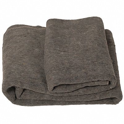 Blanket Gray Woolen Blend 54 in L PK12