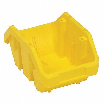 Cross-Stacking Bin Yellow PP 5 in