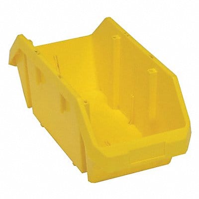 Cross-Stacking Bin Yellow PP 7 in