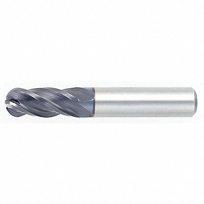 Ball End Mill Single End 7.00mm Carbide