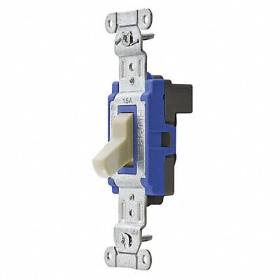 Wall Switch Ivory 15 A Back Single Pole