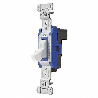 Wall Switch White 15 A Back 3-Way