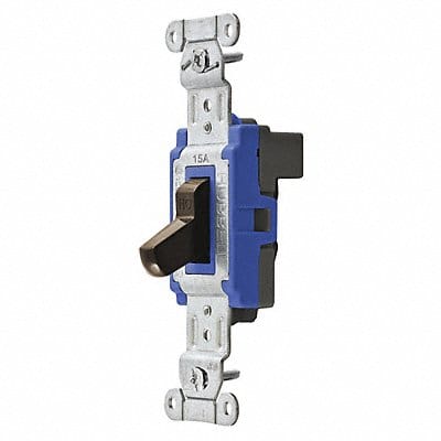 Wall Switch 3-Way 120/277V 15A Brn Toggl