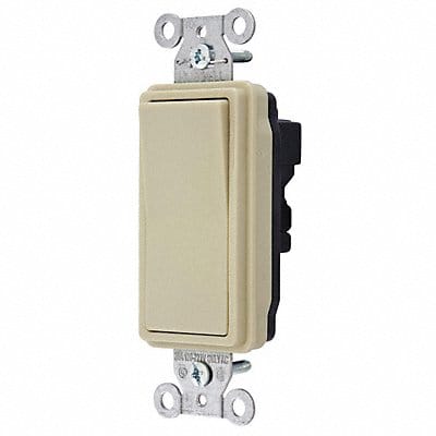 Wall Switch Ivory 20 A Back Single Pole