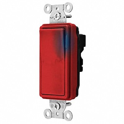 Illuminated Wall Switch 3-Way 20A Red