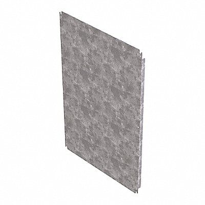 Interior Panel Steel Galvanized 22.2in.H