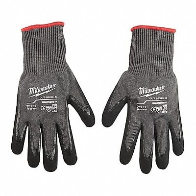 Gloves Wrk Nitrle Dipped Cut 5 Resist. L