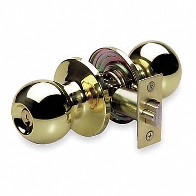 Knob Lockset Mechanical Entrance Grd. 3