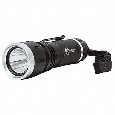 Aluminum LED Flashlight Alum Black 500lm