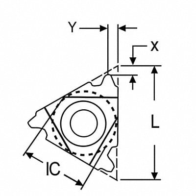 Threading Insert 3IR Triangle